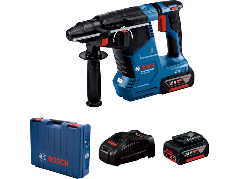 Akumulatorsko vrtalno kladivo Bosch s sistemom SDS plus GBH 187-LI, 0611923021